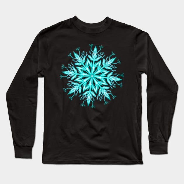 Snowflake Long Sleeve T-Shirt by AliciaZwart